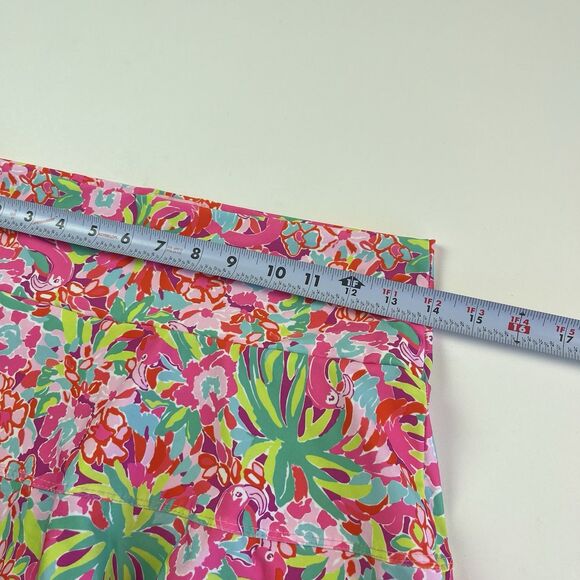 Rejane Monetti Flamingo Floral Skort Skirt S Tennis Pickleball Golf Athletic - Picture 6 of 12